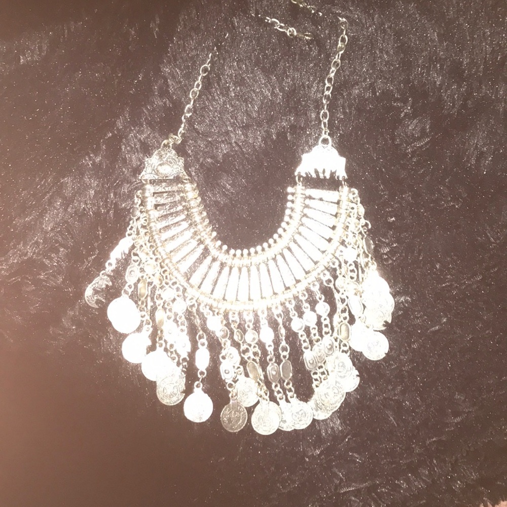 Goddess statement necklace